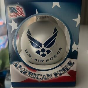 American Pride United States Air Force Christmas Ornament Fly Fight Win Aim High